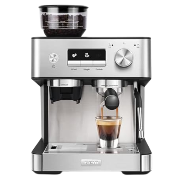 Gevi 20 Bar Espresso Machine With Grinder & Milk Frother