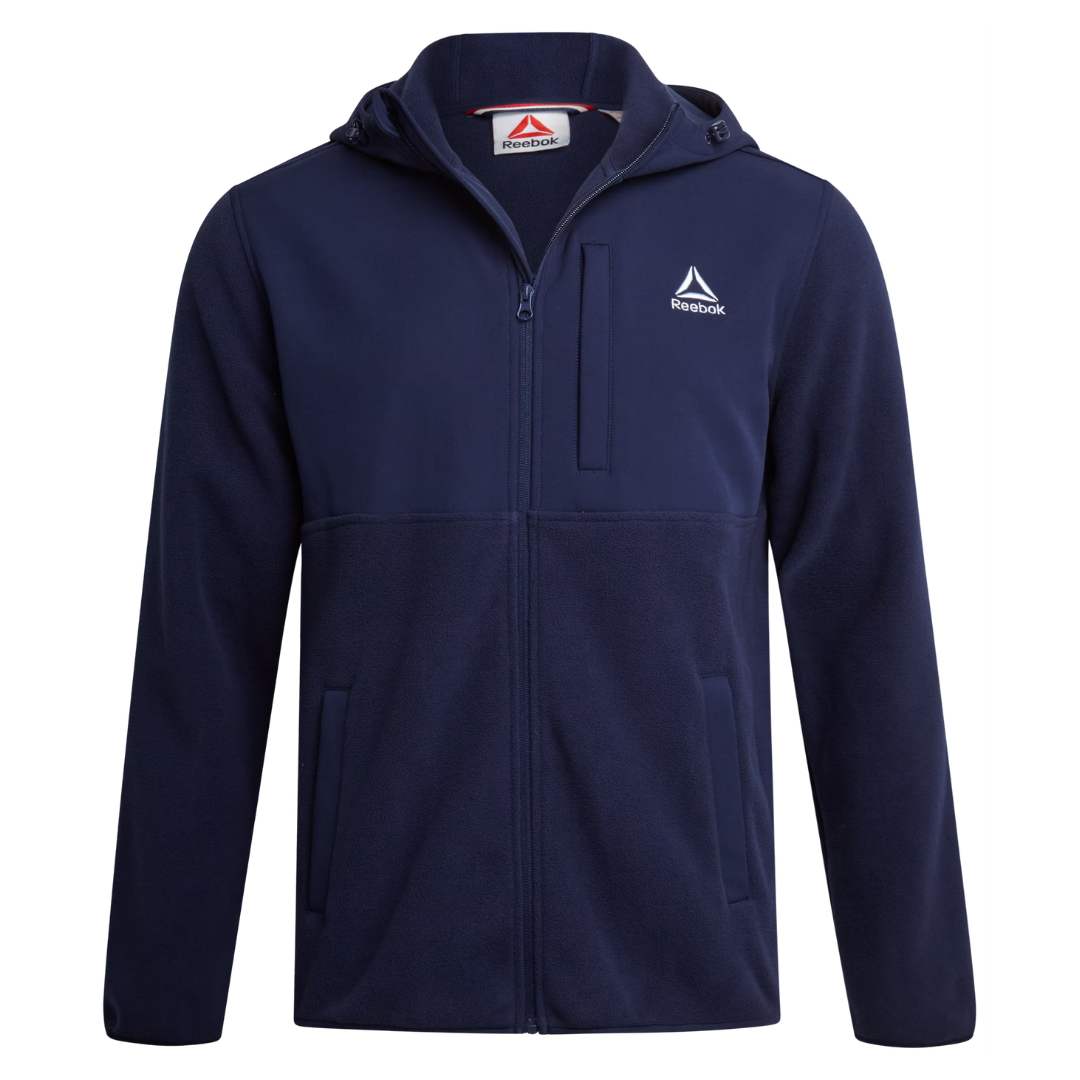 Reebok Men's Polarfleece Hooded Jacket (Sizes L-2XL)
