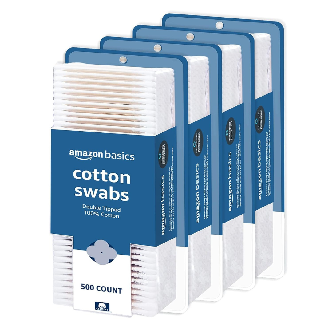 2000-Count Amazon Basics Cotton Swabs (Previously Solimo)