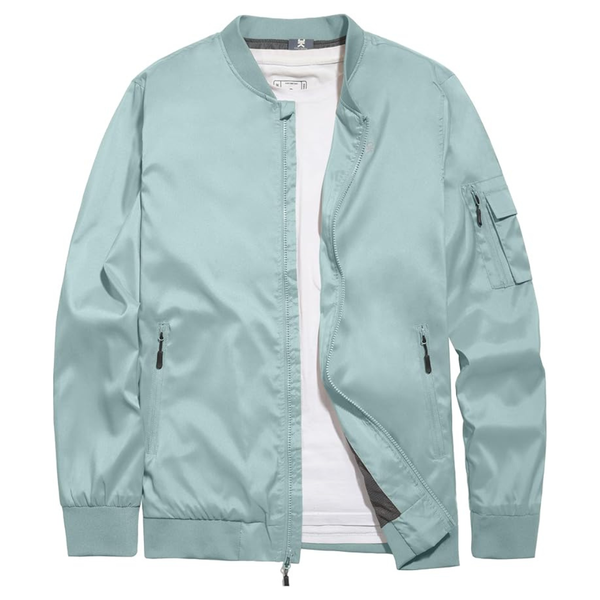 Little Donkey Andy Men's Lightweight Bomber Jacket (5 Colors)