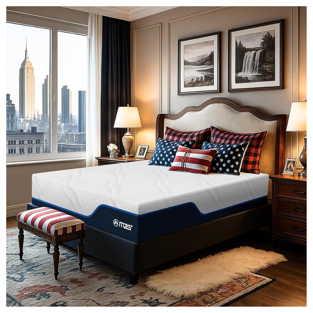 12" Gel-Infused Memory Foam Plush Hybrid Mattress