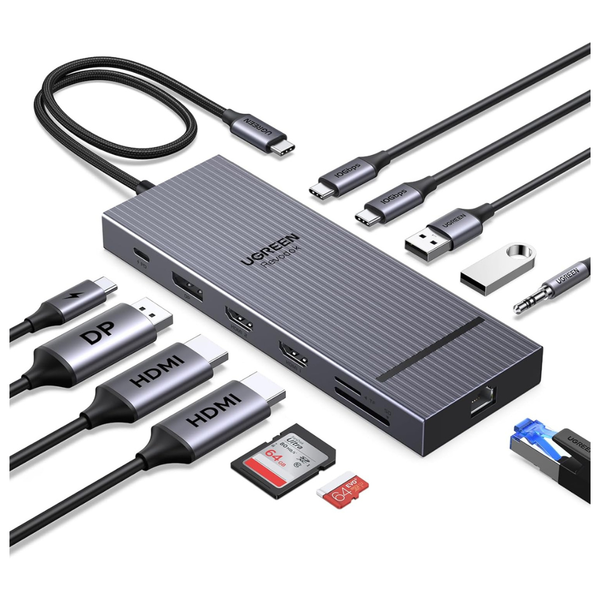 UGREEN 12 in 1 Triple 4K USB-C Docking Station