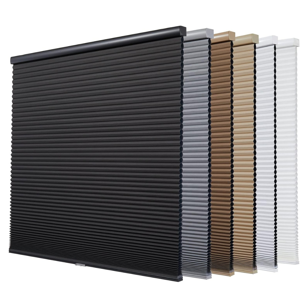 Custom Blackout Cellular Shades Cordless Blinds (23"W x 48"H)