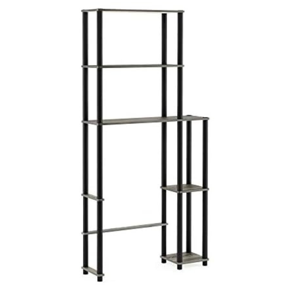 Furinno Turn-N-Tube Over-the-Toilet Storage Rack With 5 Shelves