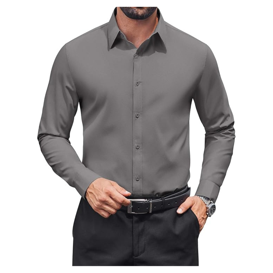 COOFANDY Stretchy Dress Shirts For Men