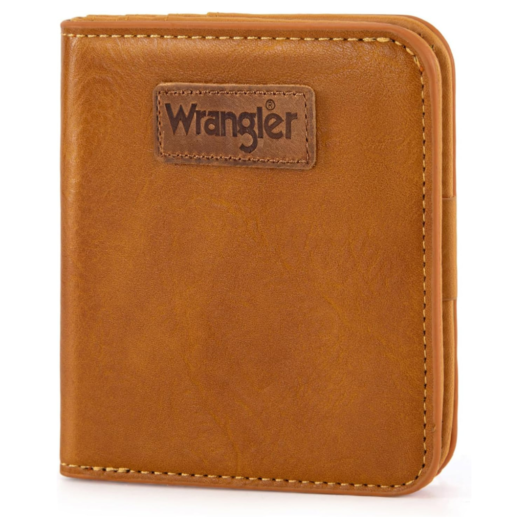 Wrangler Womens RFID Blocking Slim Card Case With Coin Purse