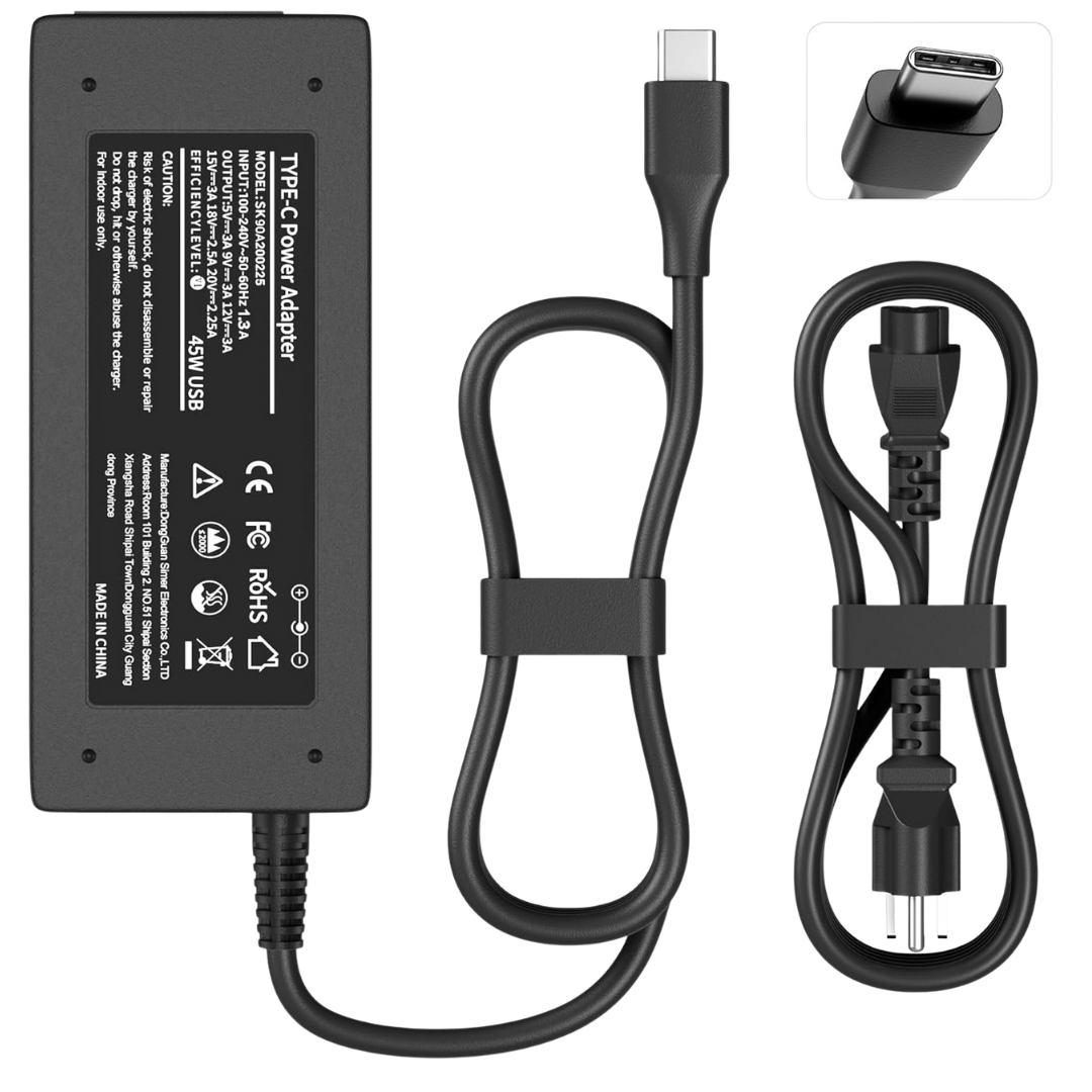 45W Universal USB C Laptop Charger