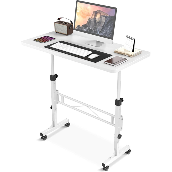 32" Adjustable Height Standing Desk with Wheels (3 Colors)