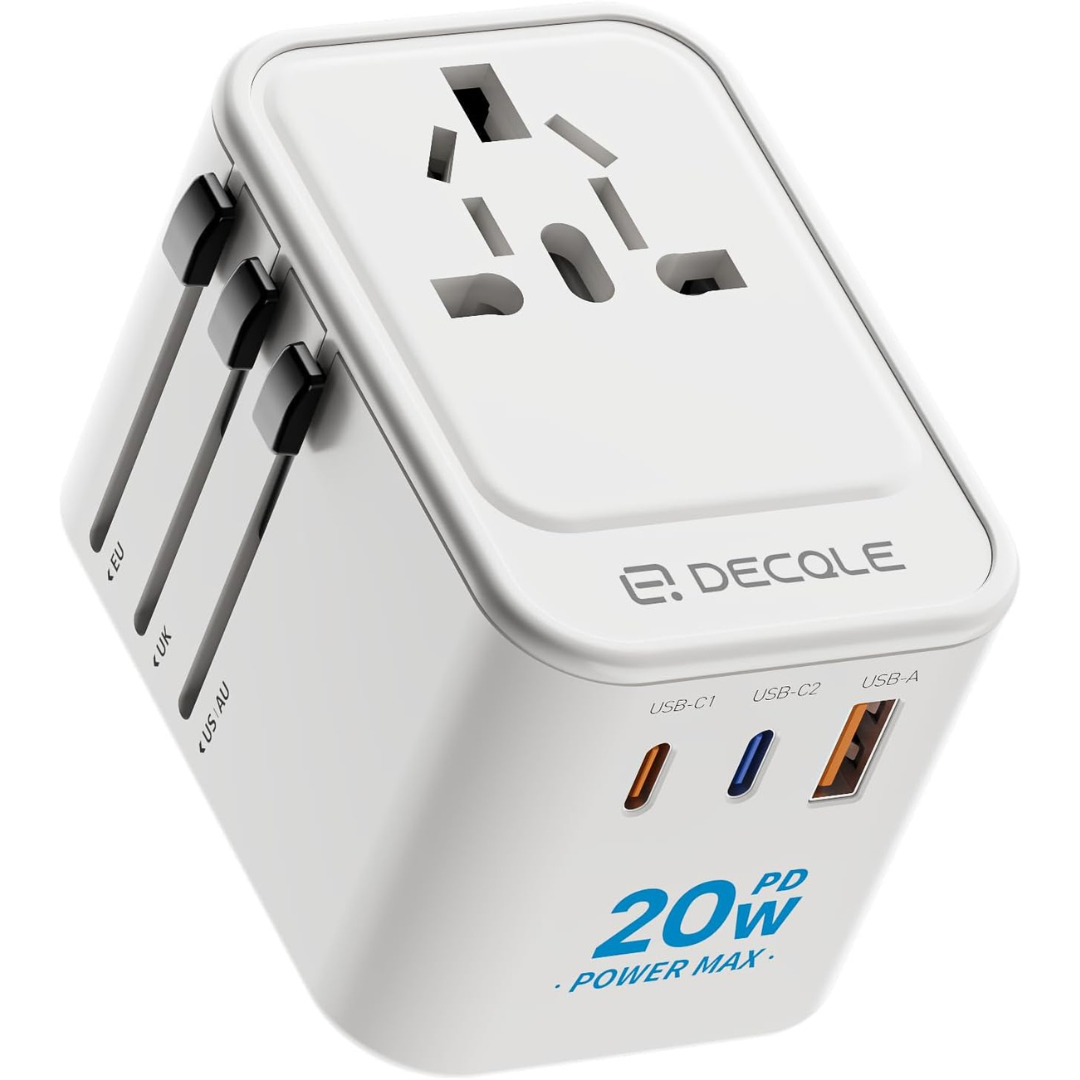 Universal All-in-One Portable Travel Plug Adapter