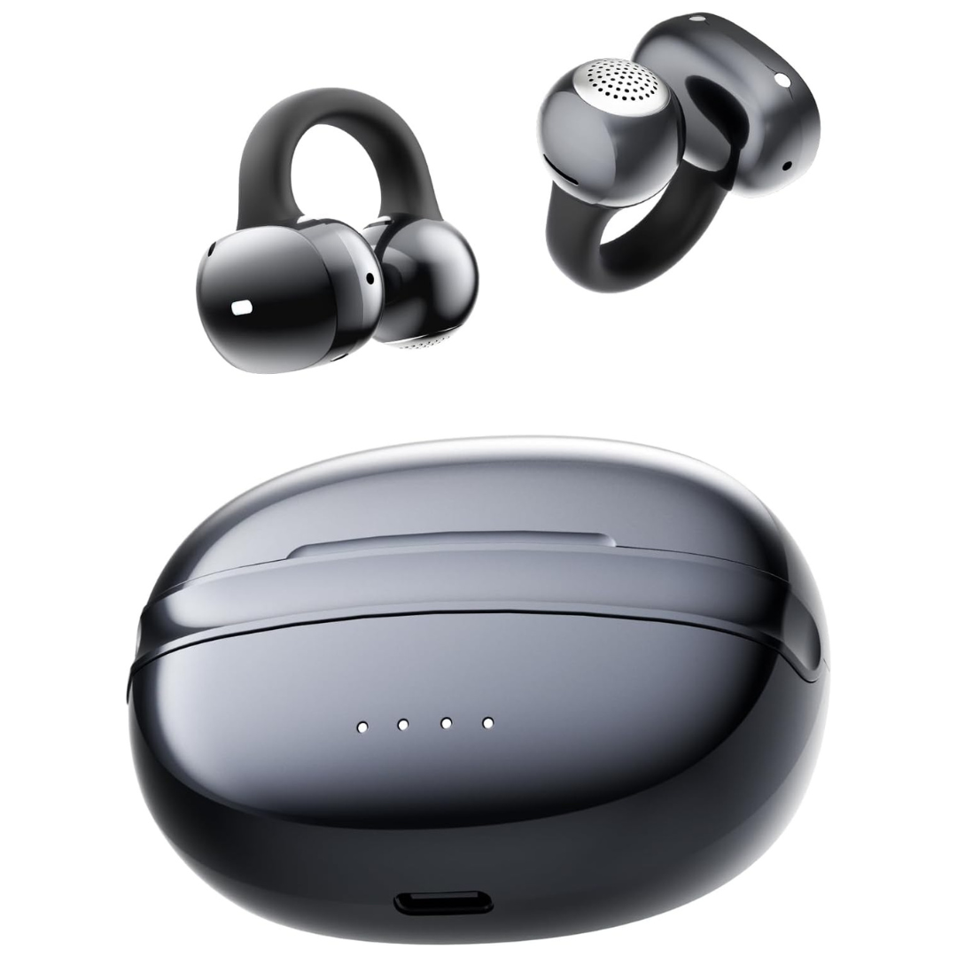 IPX5 A50 Clip on Bluetooth 6.0 Open Ear Headphones