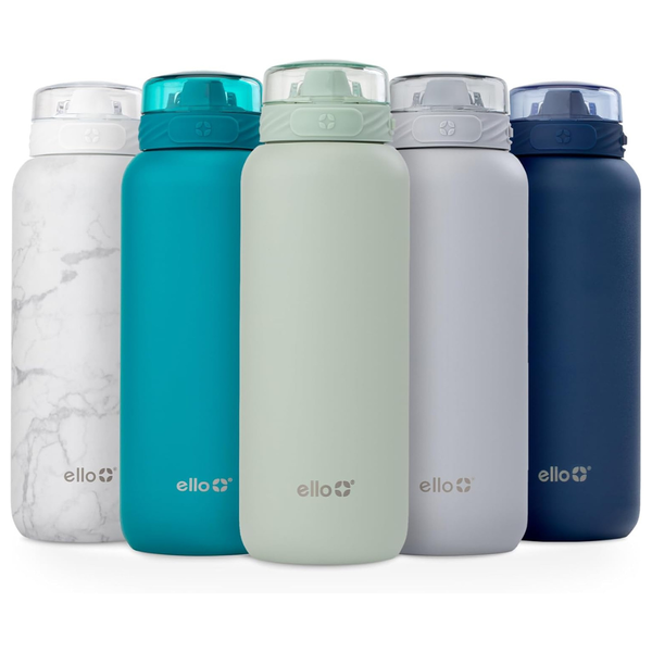 32oz Ello Vacuum Insulated Water Bottle w/Straw & Handle