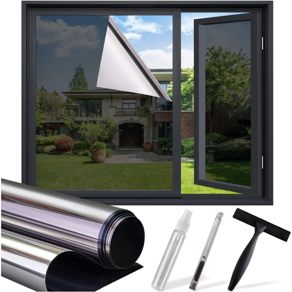 Sunbaby 17.5" x 78.7" One Way Window Privacy Film w/ 3 Free Tools