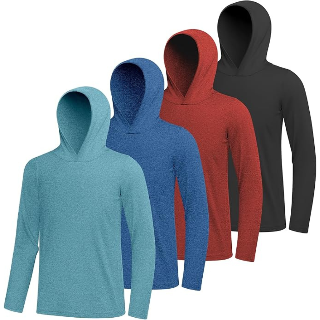 4-Pack Quick-Dry Hoodies Sweatshirts