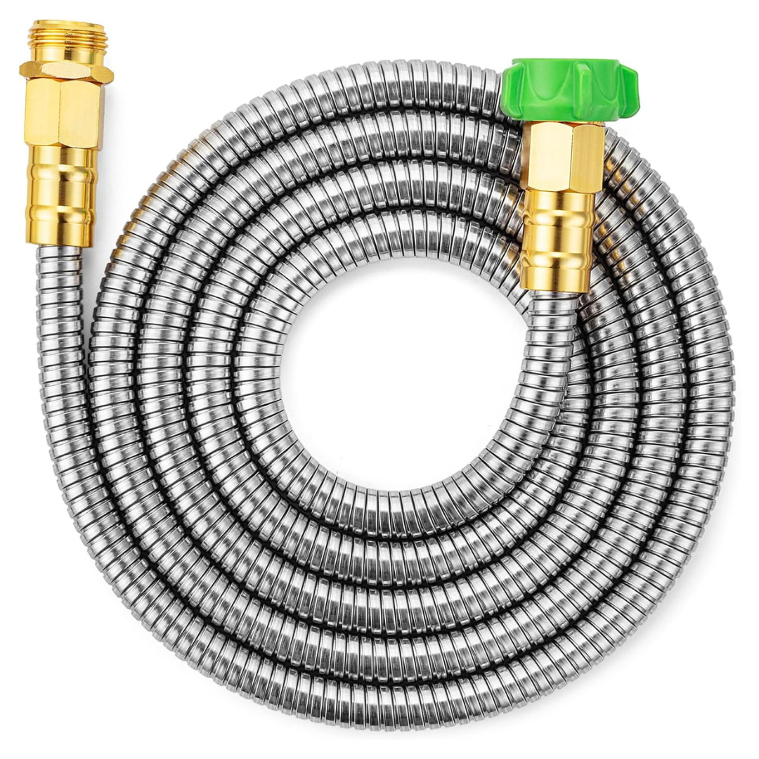 8ft UNCO Stainless Steel Metal Hose, No Kink