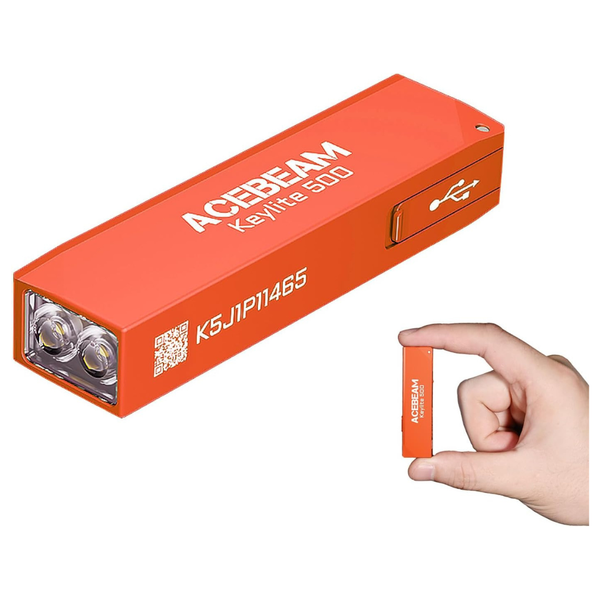 ACEBEAM Keylite 500 Rechargeable High Lumens Keychain Flashlight