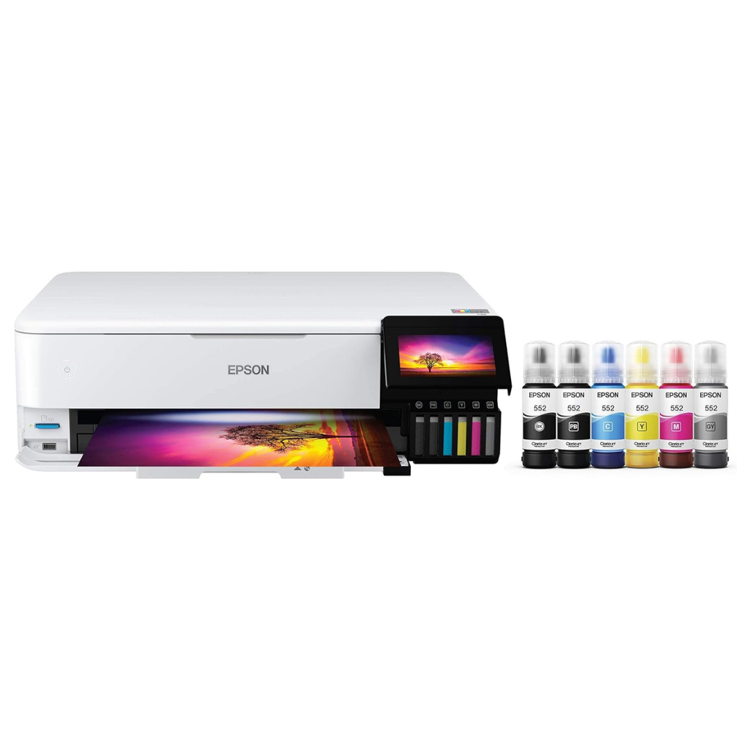 Epson EcoTank Photo ET-8550 Wireless Color Inkjet 3-in-1 Printer
