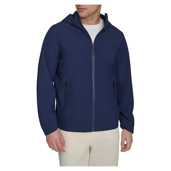 Champion Men's Hooded Rain Jacket with Zipper Pockets