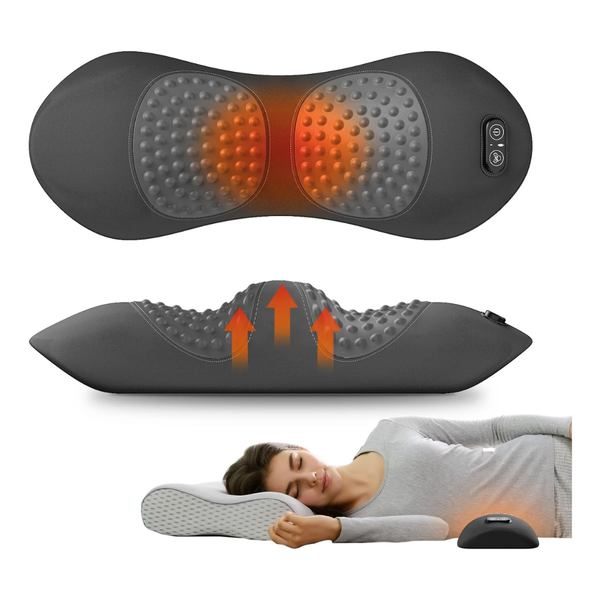 3-in-1 Electric Lumbar Support Pillow for Bed and Chair