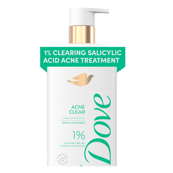 18.5-Oz Dove Body Wash with 1% Clearing Salicylic Acid