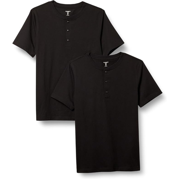 2 Pack Amazon Essentials Men's Slim-Fit T-Shirt