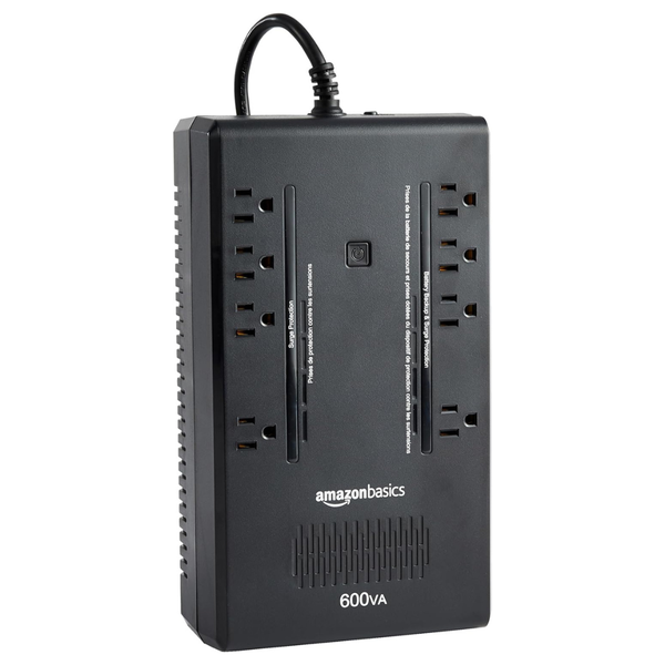 Amazon Basics Standby UPS 600VA 360W Battery Backup