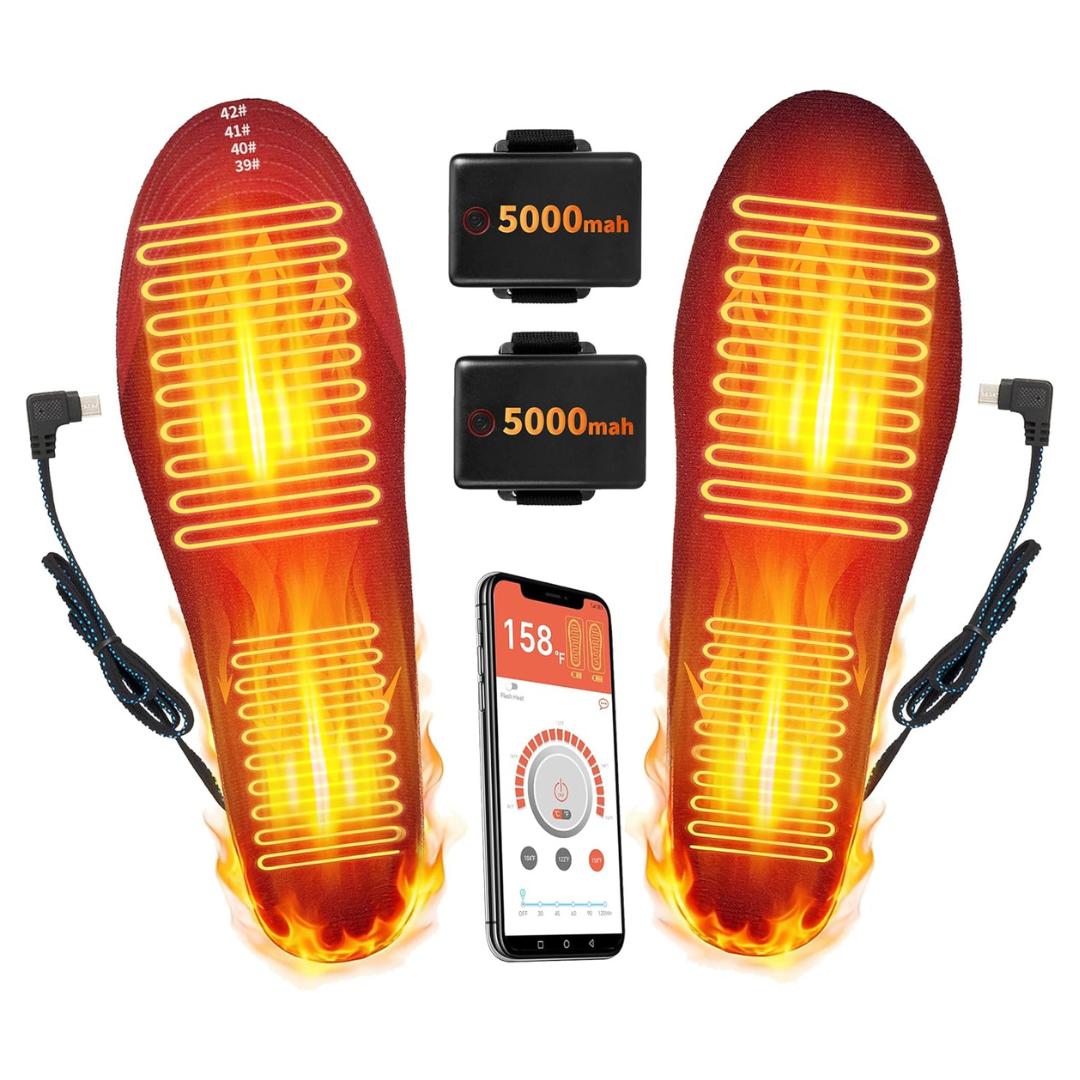 Mens 5000mAh Rechargeable Foot Warmers