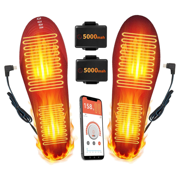 Mens 5000mAh Rechargeable Foot Warmers