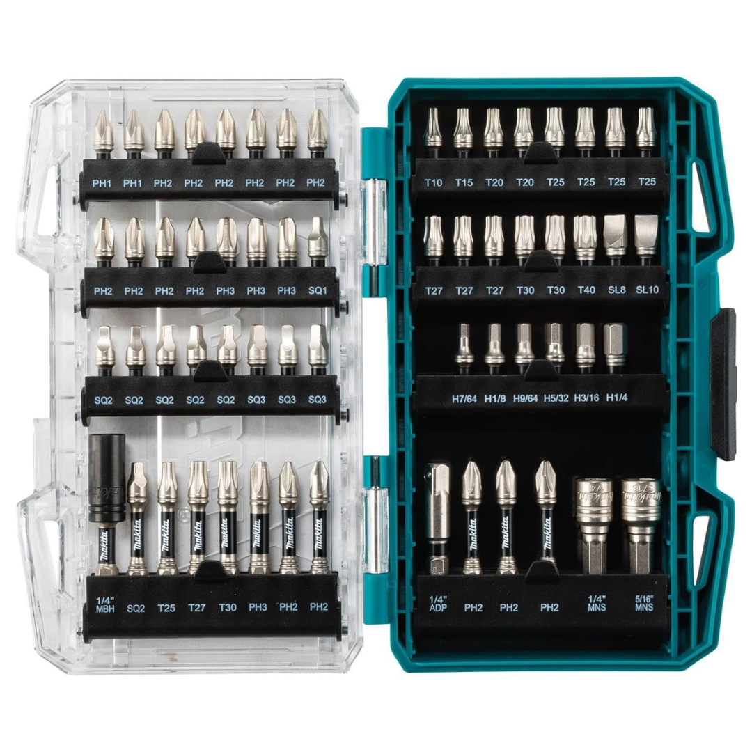 60-Piece Makita E-01644 Impact XPS Impact Bit Set