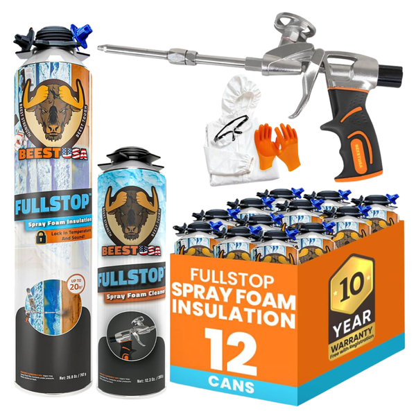 12-Pack FullStop Spray Foam Insulation Kit