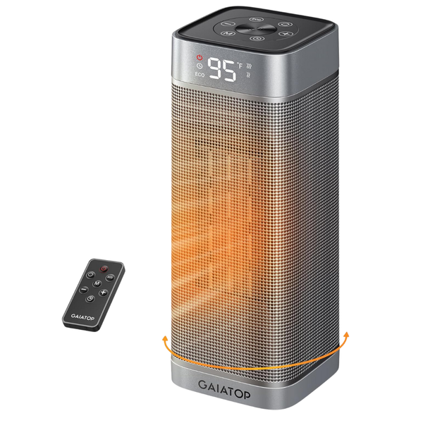 Gaiatop 1500W PTC Ceramic Portable Indoor Electric Space Heater