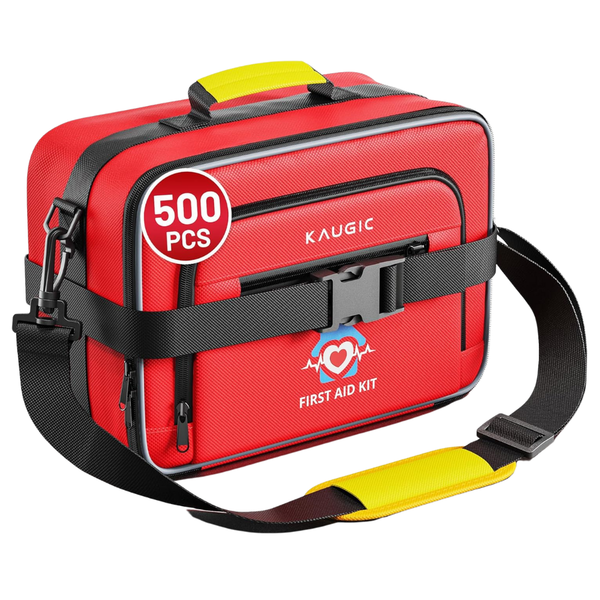 500-Piece Kaugic Survival Trauma Emergency First Aid Kit