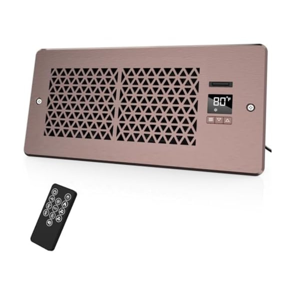 4" x 10" Matulsa Register Holes Register Booster Fan W/ Remote Control