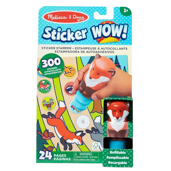 Melissa & Doug Sticker WOW Activity Pad & Sticker Stamper Fox