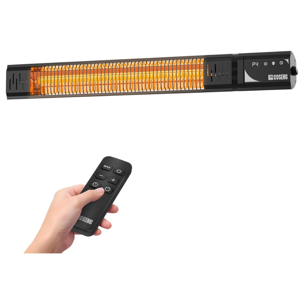1500W IP65 Waterproof Infrared Patio Electric Heater W/ Remote