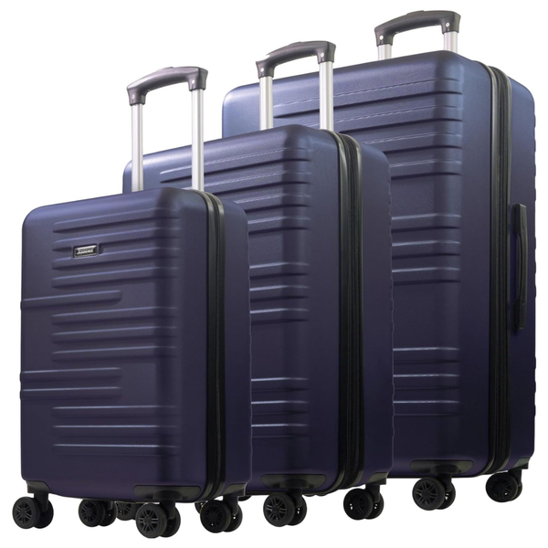3-Piece American Dreamliner Rolling Luggage Set (22.5", 26.5",30")