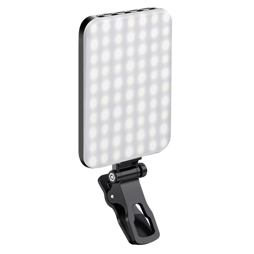 60 LED Selfie Light Video Conference Lighting With Clip & Camera Tripod