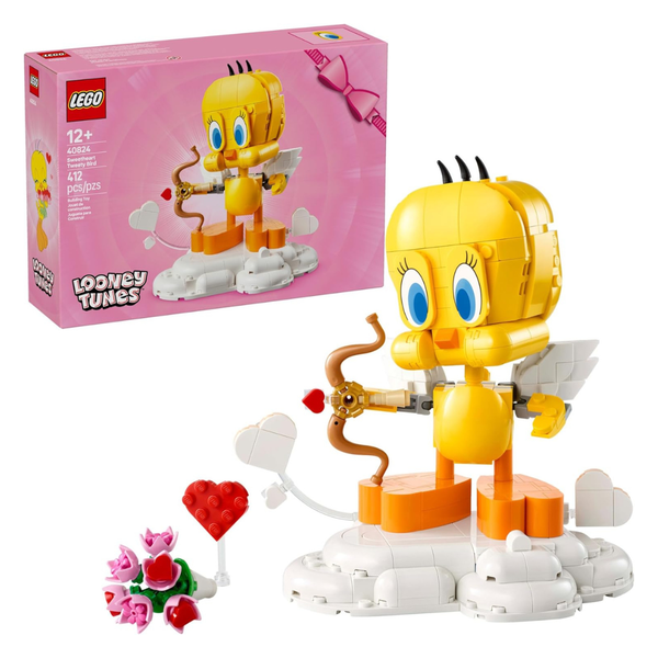412-Piece LEGO Looney Tunes Sweetheart Tweety Bird Building Kit (40824)