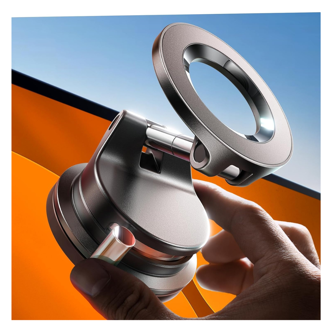 Lisen 360 Deg. Adjustable MagSafe Suction Cup Car Phone Mount