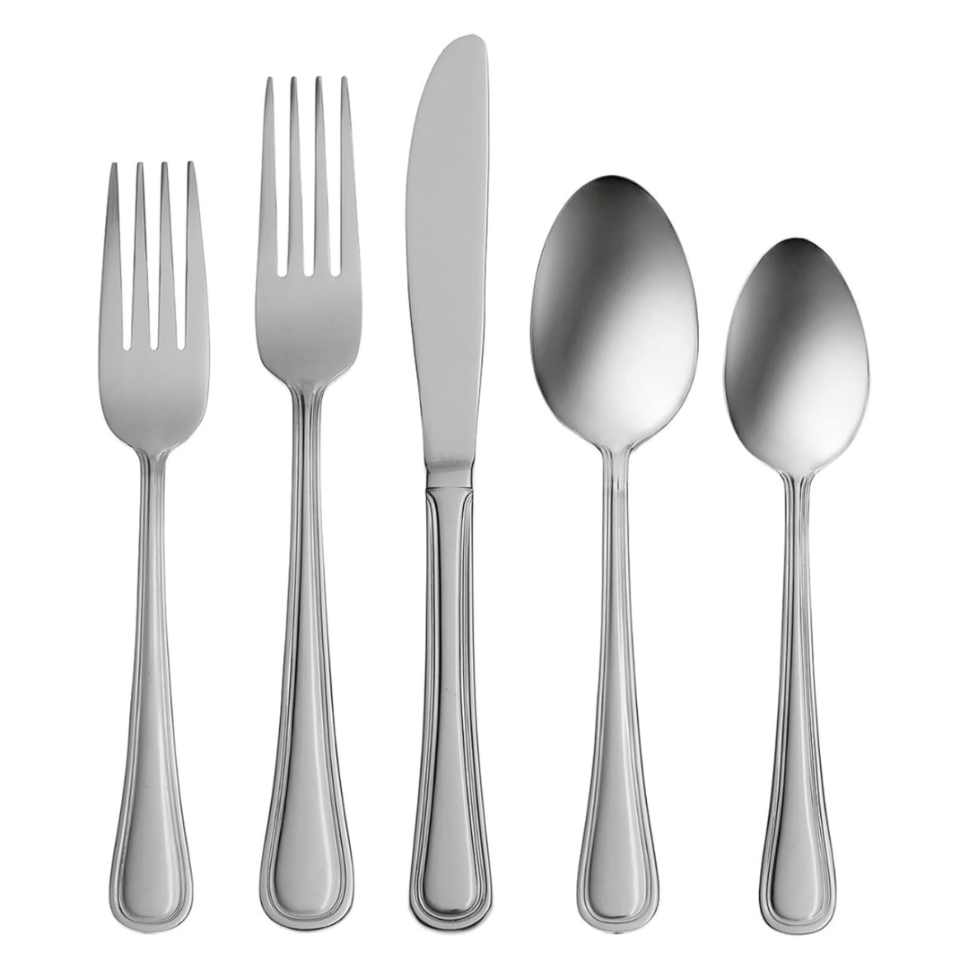 50-Piece Oneida Tress Everyday Flatware Set