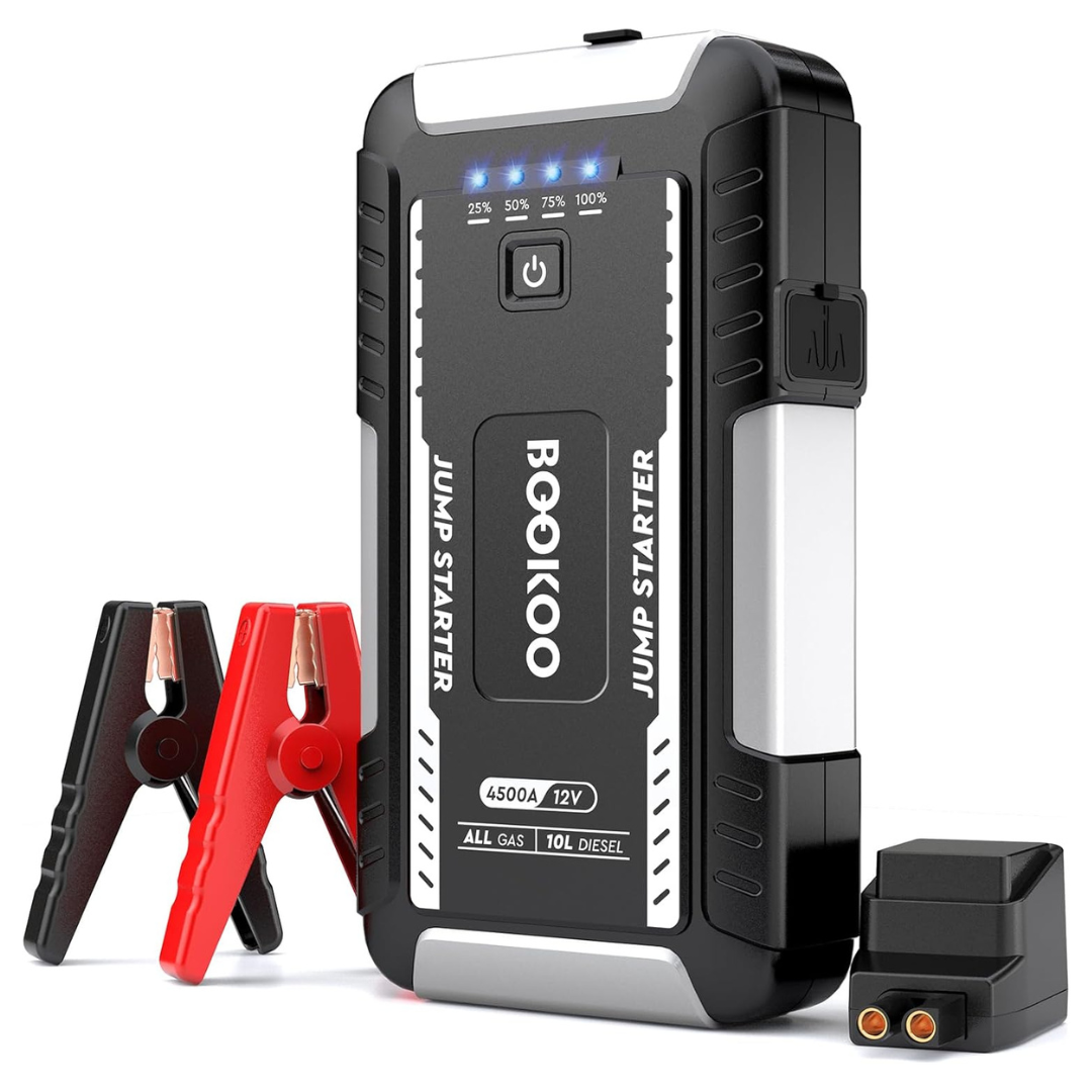Bookoo 4500A 12V Car Battery Jump Starter