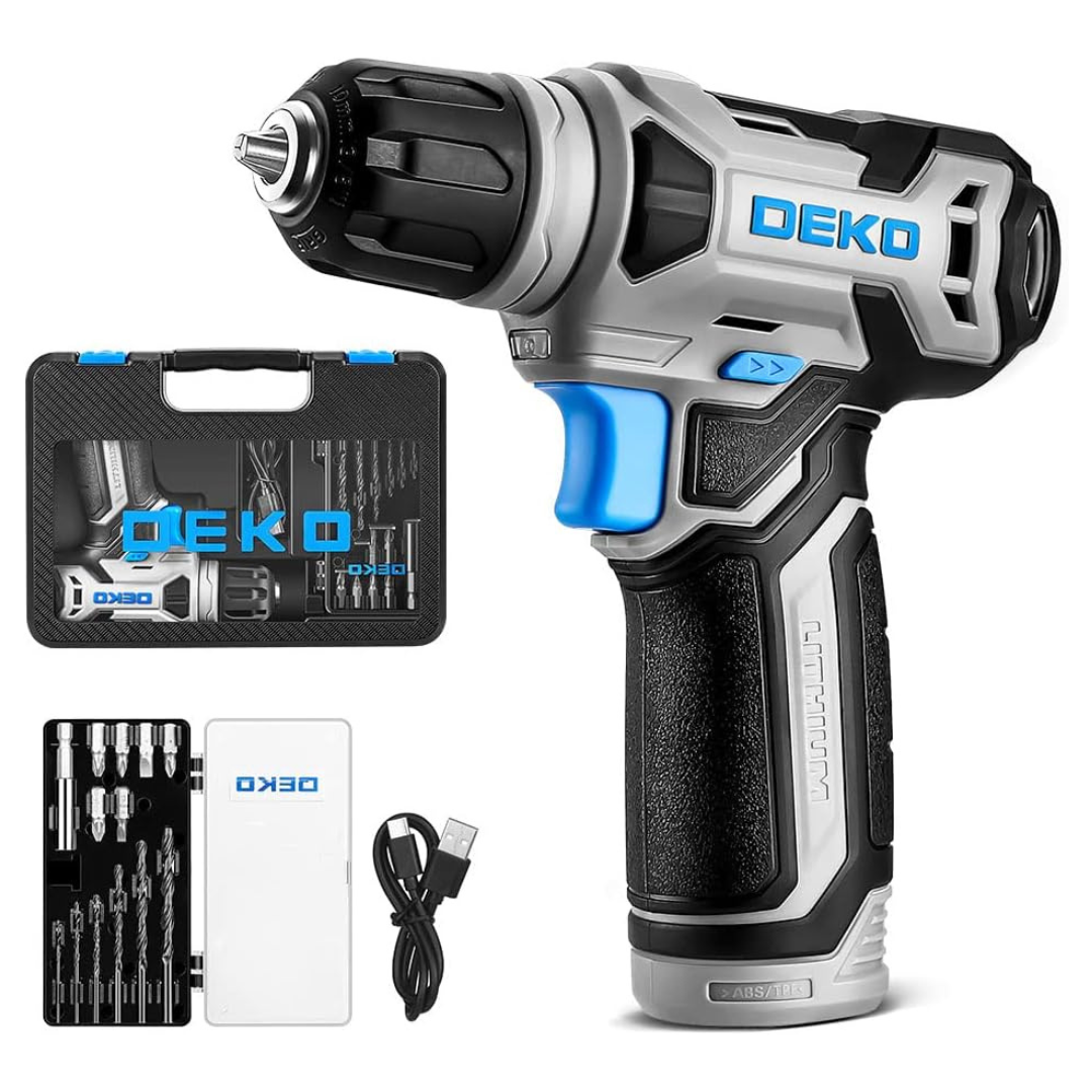 Dekopro 8V Cordless Power Drill Set