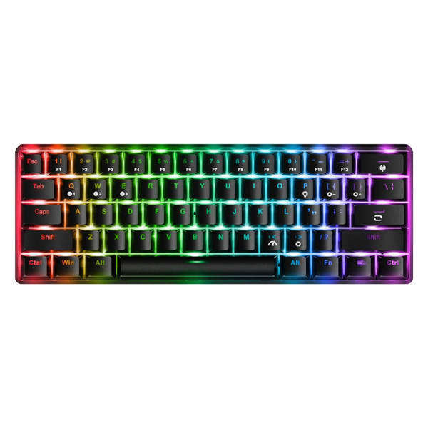 Fiodio 61 Keys RGB Wireless & Wired Mechanical Gaming Keyboard