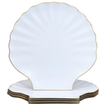 6-Piece Spsyrine 13 Inch White Charger Plates