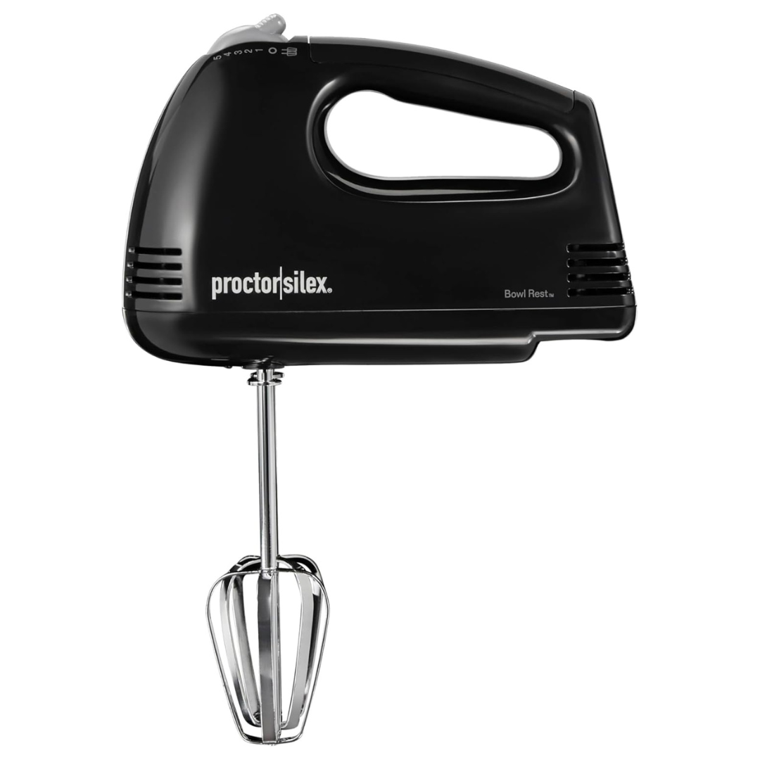 Proctor Silex Easy Mix 5-Speed Electric Hand Mixer With Bowl Rest