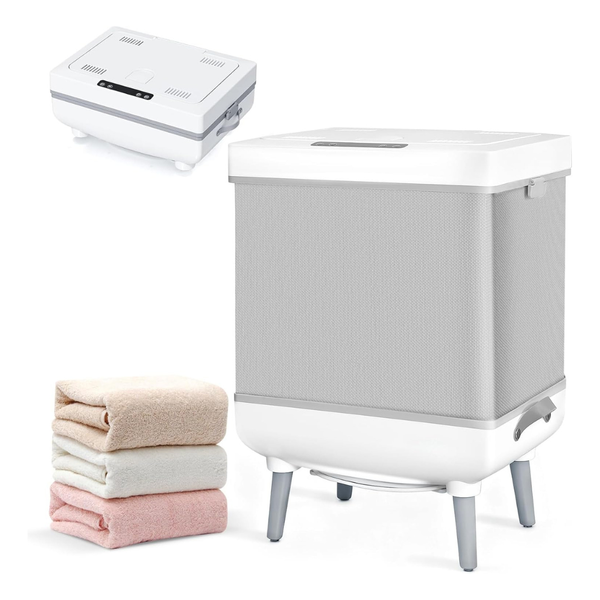 Amornest 35L 2-In-1 Foldable Towel Warmer Bucket