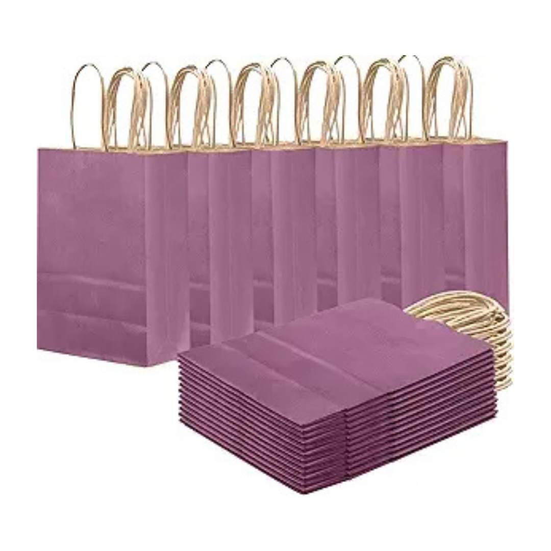 24 Pcs Paper Bags -8.3"x6"x3. 15"