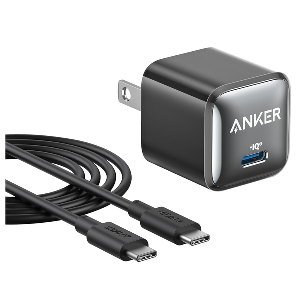 20W Anker 511 Nano Pro PIQ 3.0 USB-C Wall Charger W/ Cable
