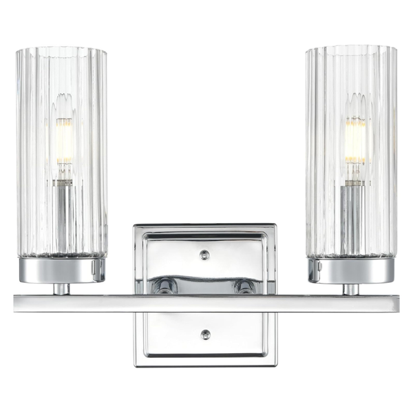 ML Lighting 46002-CH Iversen 12.5" Wide 2-Light Vanity