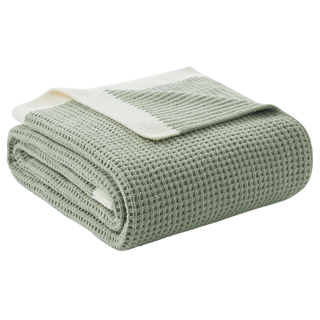 50" x 60" Soft Chenille Knit Throw Blanket