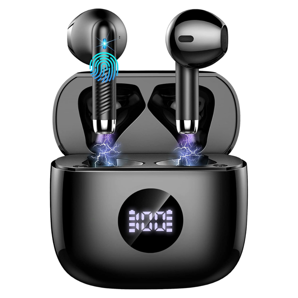 IP7 Waterproof Bluetooth 5.3 Noise Cancelling In-Ear Earbuds